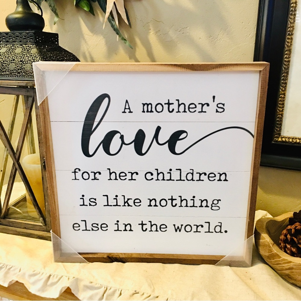 Mothers Day mom mama birthday gift wood farmhouse sign rustic home decor…